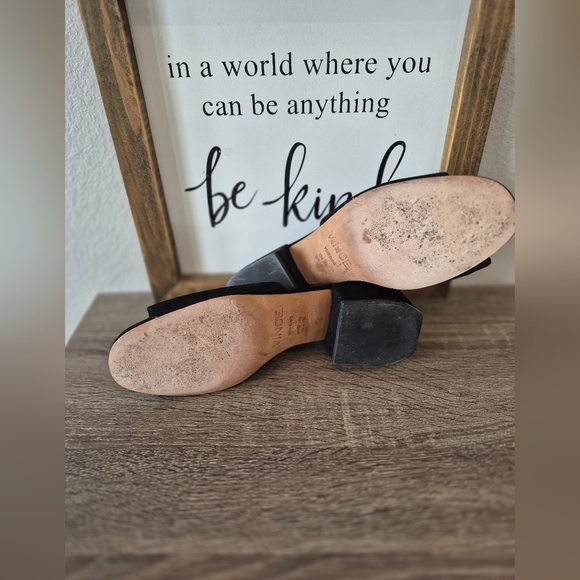 VINCE Black Women's Mules In Size 38 EU, 7.5 U.S - Picture 5 of 7